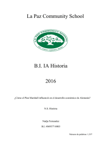 La Paz Community School BI IA Historia 2016