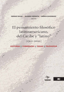 El pensamiento filosófico latinoamericano, del Caribe y "latino"