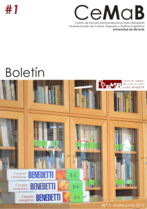 Boletín Nº 1 - Universidad de Alicante