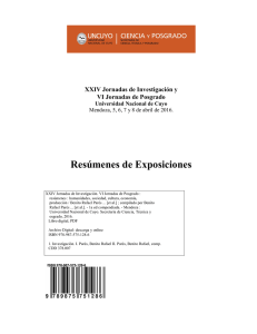 libro resumen isbn - Universidad Nacional de Cuyo