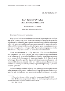 San Buenaventura - Selecciones de Franciscanismo
