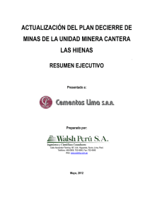 Resumen - Ministerio de Energía y Minas