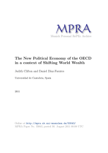 The New Political Economy of the OECD in a context of Shifting