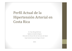 Perfil Actual de la Hipetensión Arterial en CostaRica