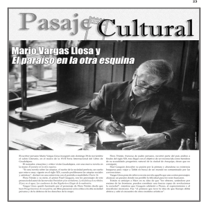 Mario Vargas Llosa y El paraíso en la otra esquina