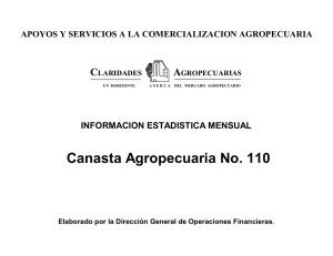 Canasta Agropecuaria No. 110