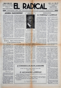 El Radical, 30 (27 de febrero de 1933)