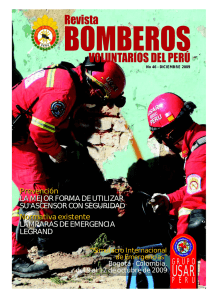 REVISTA BOMBEROS diciembre 2009
