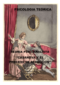 Casanova y el proceso de seducción