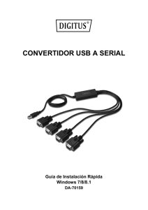 CONVERTIDOR USB A SERIAL