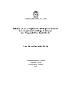 Estudio De La Congruencia De Figuras Planas.