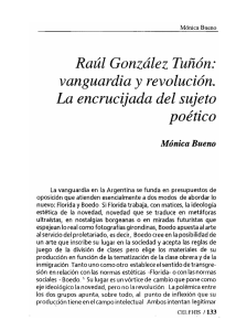 Raúl González Tuñón: vanguardia y revolución. La encrucijada del