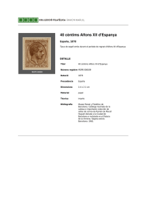40 cèntims Alfons XII d`Espanya