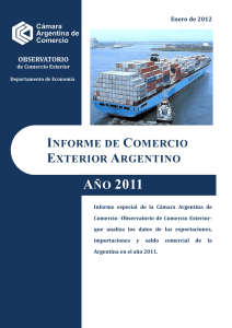 AÑO 2011 - Cámara Argentina de Comercio