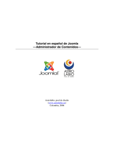 1 Tutorial en español de Joomla