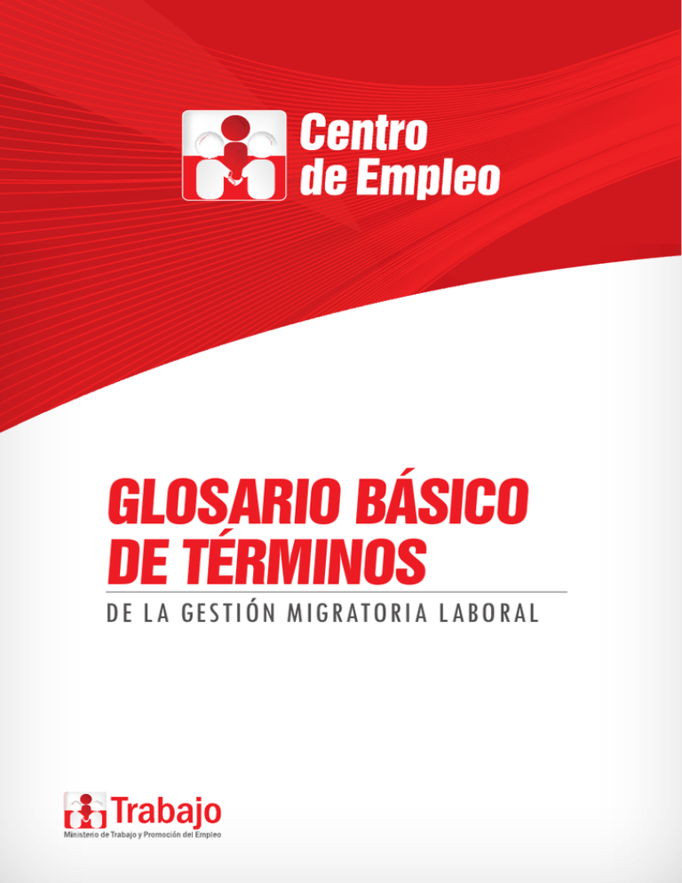 Glosario De Términos - Ministerio De Trabajo Y Promoción Del Empleo