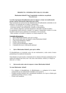 PROSPECTO : INFORMACIÓN PARA EL USUARIO Biodramina