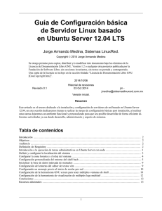 Guía de Configuración básica de Servidor Linux basado en Ubuntu