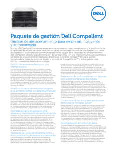 Paquete de gestión Dell Compellent