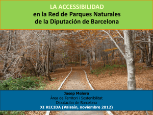 Accesibilidad y materiales inclusivos en la Red de Parques