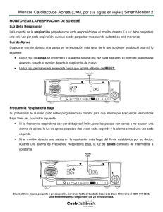 Monitor Cardíaco/de Apnea