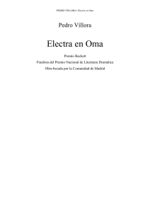 Electra en Oma - Pedro Víllora