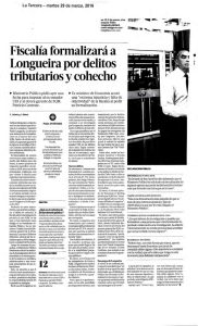 El Mercurio - martes 29 de marzo, 2016