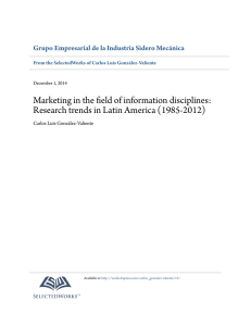 Marketing in the field of information disciplines