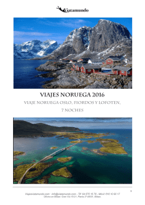 Viajes Noruega 2016. Viaje Noruega Oslo, Fiordos y Lofoten 7 noches