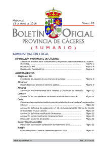 BOP - Diputación de Cáceres