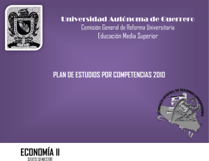 Economia II - CGRU - Universidad Autónoma de Guerrero