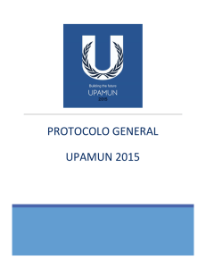 Protocolo general 2015