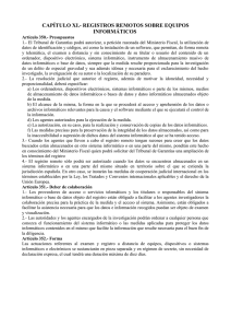 Capítulo XI del proyecto para el Código Procesal Penal de España