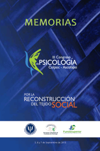 memorias - Colegio Colombiano de Psicólogos