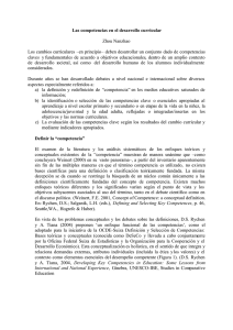 Traducción al español del documento Las competencias en el…