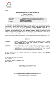 informe - Personería Municipal de Santiago de Cali