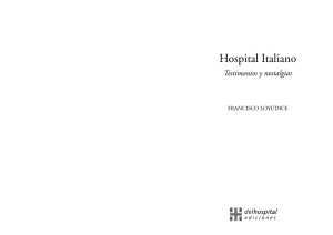 Italiano Testimonios.qxd - Hospital Italiano de Buenos Aires