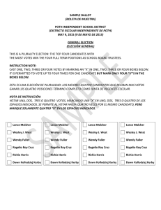 sample ballot - Wilson County News