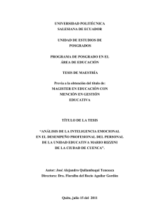 universidad politécnica salesiana de ecuador unidad de estudios de