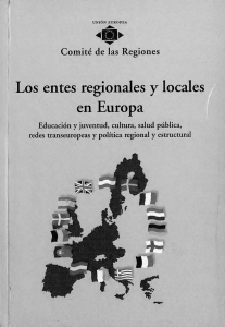 Page 1 Page 2 Los entes regionales y locales en Europa Educación