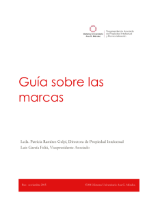 Guía sobre las marcas - Sistema Universitario Ana G. Méndez