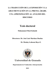 Tesis doctoral - Universidad de Granada