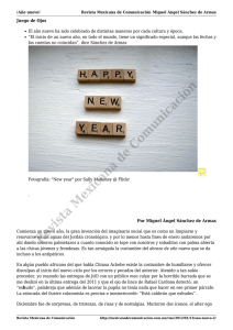 ¡Año nuevo! - Revista Mexicana de Comunicación