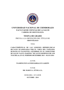 UNIVERSIDAD NACIONAL DE CHIMBORAZO TESINA DE GRADO