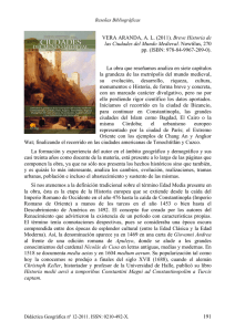 191 VERA ARANDA, A. L. (2011). Breve Historia de las Ciudades