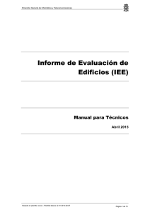 Informe de Evaluación de Edificios (IEE)