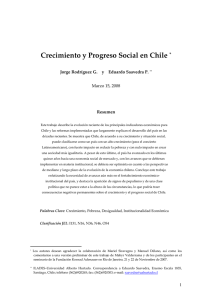 Crecimiento y Progreso Social en Chile