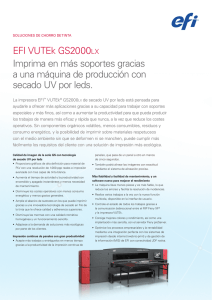 EFI VUTEk GS2000LX Imprima en más soportes gracias a una