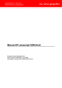 Manual API Javascript CERCALIA