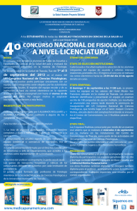 Concurso fisio final - Sociedad Mexicana de Ciencias Fisiológicas